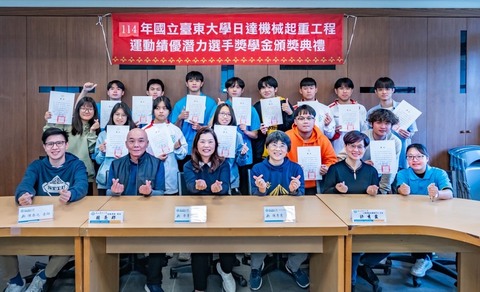 夫妻經營起重機有成　連8年捐款助東大運動選手追夢