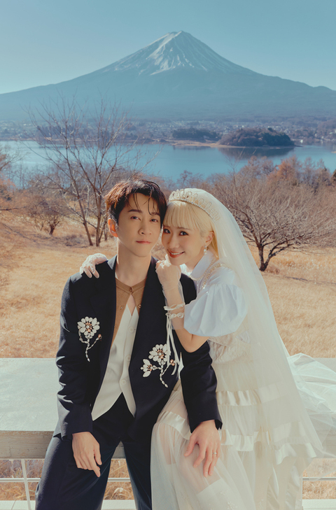 公開婚紗照　陳漢典告白LULU：會像富士山陪在身邊