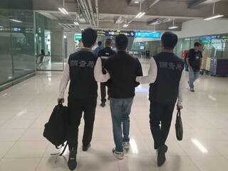 調查局聯手泰方追緝　毒品通緝犯遣返回台