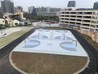 竹縣文興國中校舍融入客家竹編文化　力拚6月完工