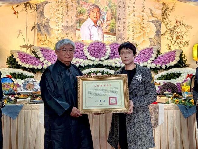 藝術家林智信辭世　文化部頒贈旌揚狀 | 華視新聞