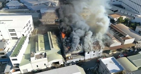 台南安南區工廠火警獲控制　暫無人受困或傷亡