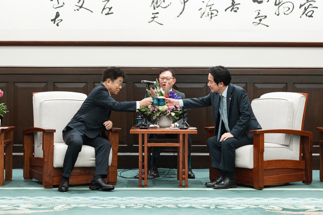 賴總統接見日本眾議員訪團　盼擴大科技與經貿合作 | 華視新聞