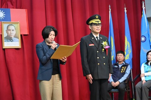 盧東發接任台東消防局長 部分人事跟著異動