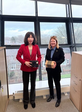 駐英副代表江雅綺訪母校杜倫大學　推動台英高教合作