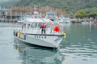 東北角管理處新公務船首航　投入宜蘭海上服務