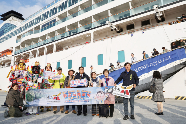 海洋富士號首泊安平 黃偉哲盼旅客體驗台日歷史連結 | 華視新聞