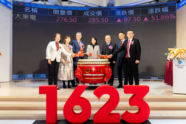 大東電以每股188元上市　盤中漲幅達56.91% | 華視新聞