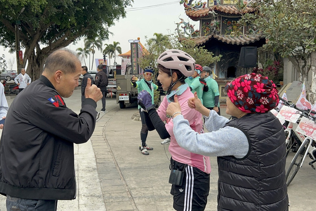 陳亭妃獲民進黨提名選台南市長　感恩鐵馬行出發 | 華視新聞