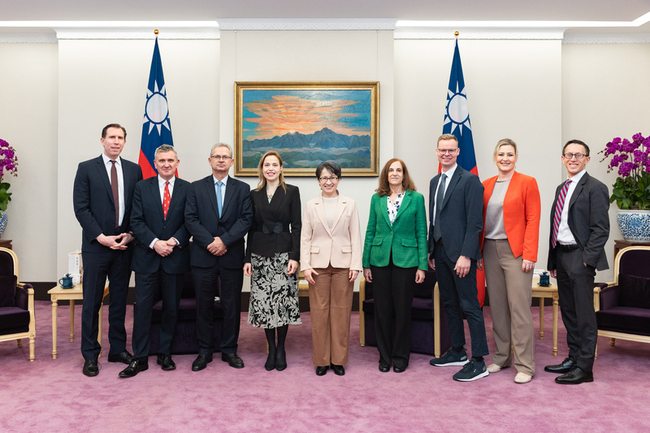 接見馬歇爾基金會訪團　副總統盼攜手因應全球挑戰 | 華視新聞