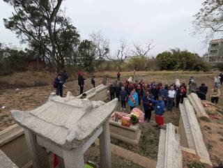 國定古蹟陳禎墓修復竣工　兩岸後代聚金門謝土祭典