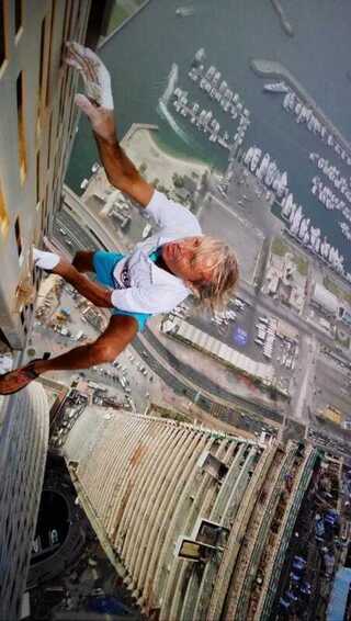 法蜘蛛人讚霍諾德攻台北101　愛攀高因無聊比死可怕