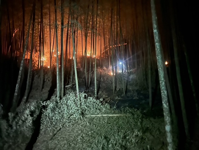 雲林草嶺石壁火燒山　燃燒面積1公頃 | 華視新聞