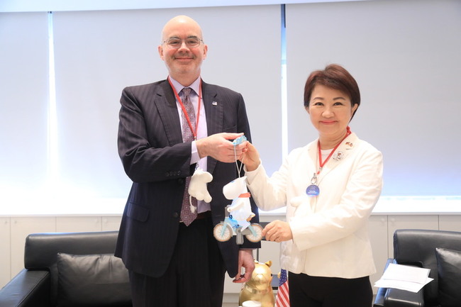 谷立言訪台中市府　盼深化各領域產業交流合作