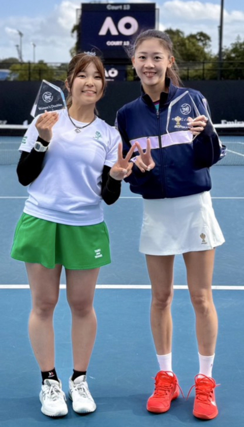 澳網聽障網球邀請賽　林家文女雙奪冠、女單第3