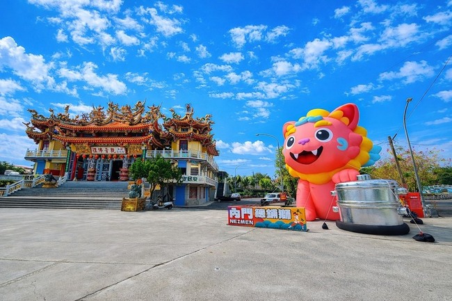 高雄內門初二辦桌慶回娘家　巨型「總鋪獅」亮相 | 華視新聞