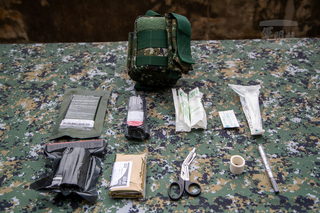 國軍單兵戰傷急救包　部隊救護體系核心裝備