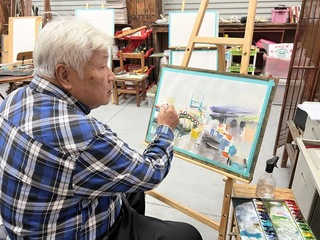 人生經驗當調色板 賴世榮：路能走多遠我就畫多遠