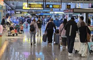 春節疏運現首波返台人潮  澎湖機場部分航班延誤