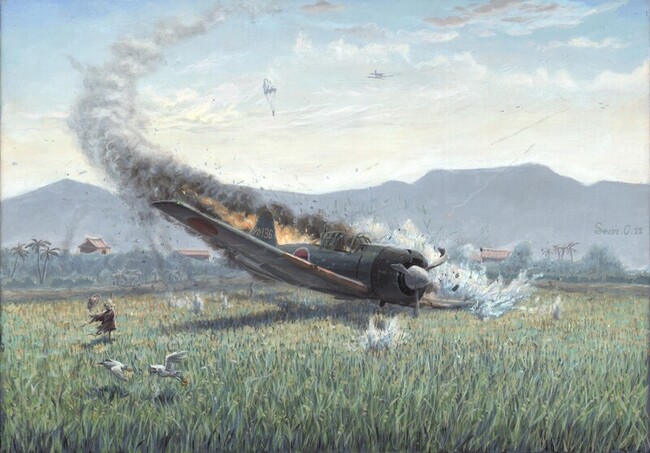 青年畫家陳尚謙透過畫作　描繪戰爭地景理解台灣 | 華視新聞