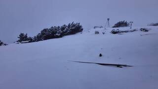 玉山積雪5公分　氣象署：有結冰與霧淞現象