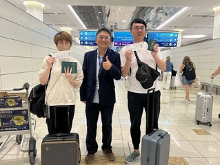 美伊開戰台灣旅客返台　杜拜辦事處長送機慰問