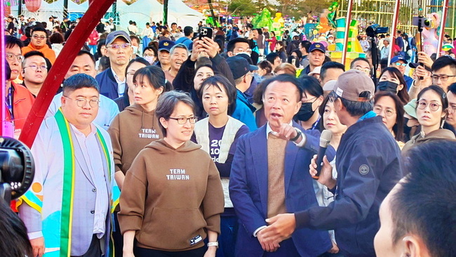 蕭副總統祈福Team Taiwan  像燈會一樣閃亮 | 華視新聞