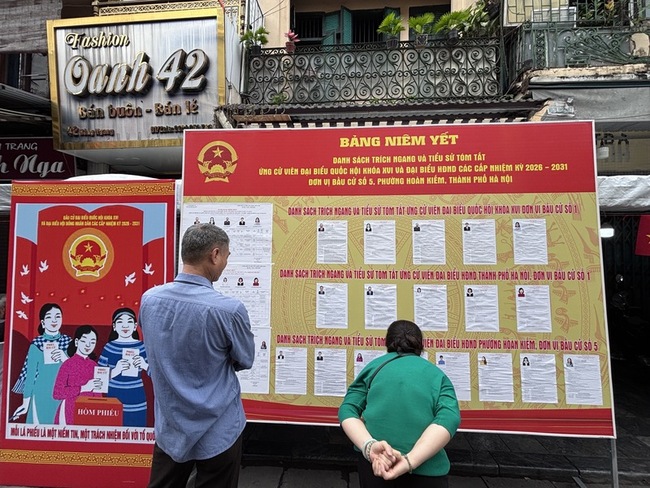 越南民眾5年一度投票喊開心  盼選出有利國家代表 | 華視新聞