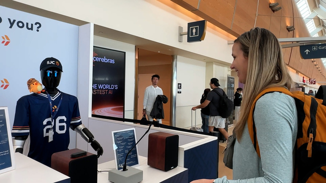 矽谷大城領先全美引進機場客服機器人  50種語言服務 | 華視新聞