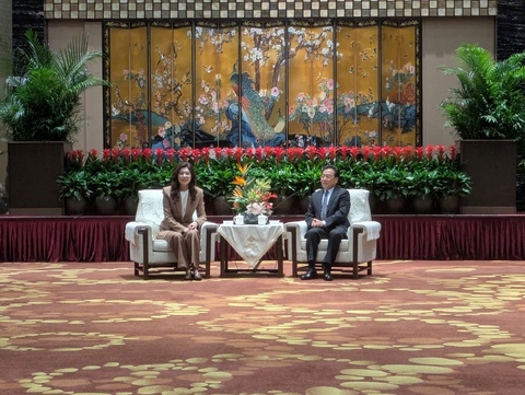 鄭麗文中國行會江蘇上海書記  提「辜汪會談」往事