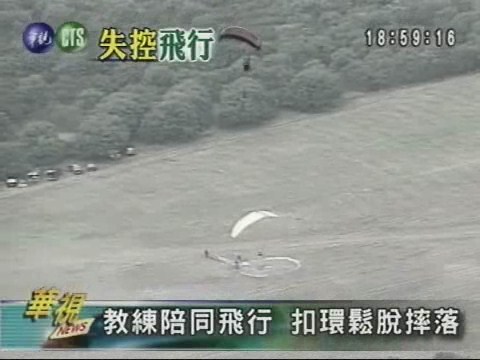 少年玩飛行傘 空中墜地摔死 | 華視新聞