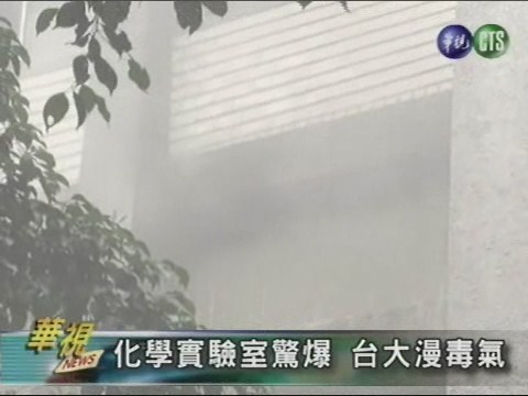 化學實驗室驚爆台大漫毒氣 | 華視新聞