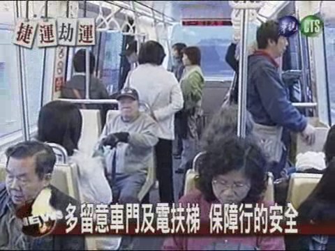 捷運站人潮爆滿 意外容易發生 | 華視新聞