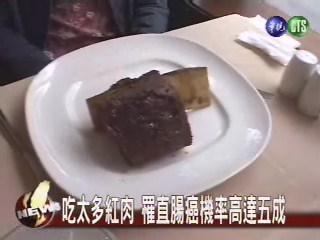 吃太多紅肉 罹直腸癌機率高達五成 | 華視新聞