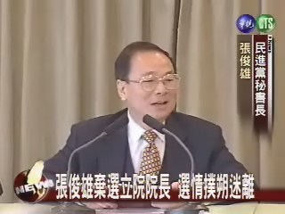 張俊雄棄選立院院長 選情撲朔迷離 | 華視新聞