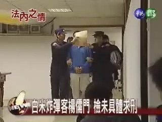 炸彈客楊儒門 檢未具體求刑 | 華視新聞