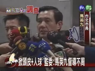 掀頭皮+人球 監委:馬英九督導不周 | 華視新聞