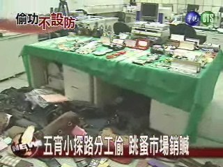 竊盜團分工偷 贓物塞爆警局 | 華視新聞
