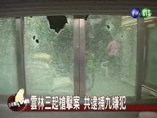 雲林三起槍擊案共逮捕九嫌犯 | 華視新聞