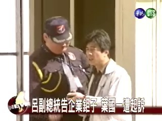 呂副總統告企業鉅子 葉國一遭起訴