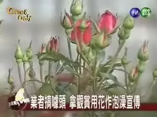 搞噱頭 拿觀賞用花作泡澡宣傳 | 華視新聞
