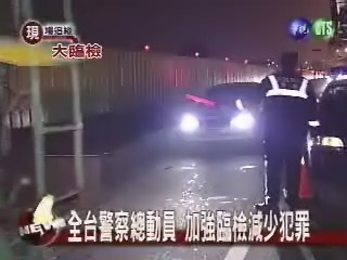 全國臨檢總動員 抓贓車拼治安 | 華視新聞