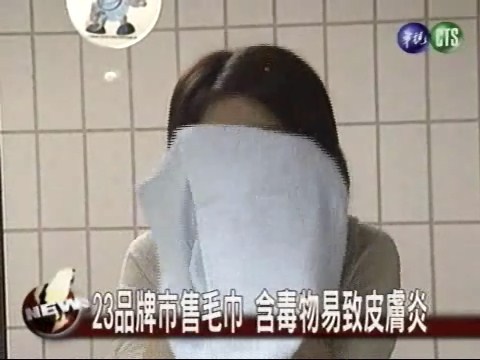 23品牌市售毛巾含毒物易致皮膚炎 | 華視新聞