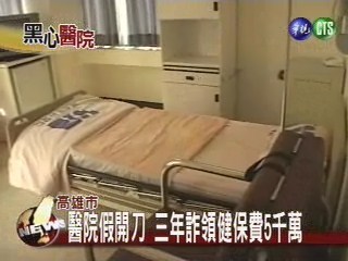 黑心醫院假開刀 詐健保費5千萬 | 華視新聞