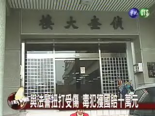 與法警扭打受傷毒犯 獲國賠十萬 | 華視新聞