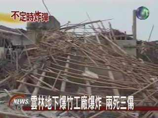 地下工廠驚爆 兩死三重傷 | 華視新聞