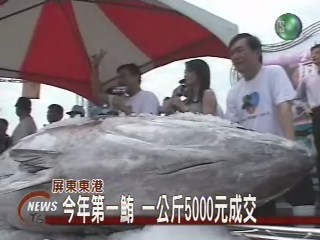 今年第一鮪 一公斤5000元成交 | 華視新聞