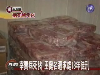 宰賣病死豬 主嫌求刑18年 | 華視新聞