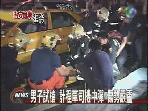 男子試槍計程車司機中彈 傷勢嚴重 | 華視新聞