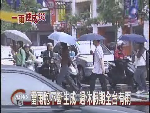 鋒面滯留台灣 豪雨特報持續 | 華視新聞